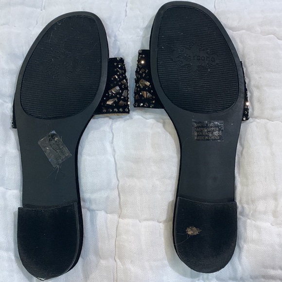 EUC Zigisoho summer black flats - Picture 2 of 5